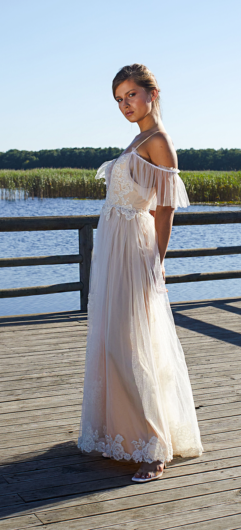 Ivory Breeze – Ethereal Lace Performance Dress - Rental