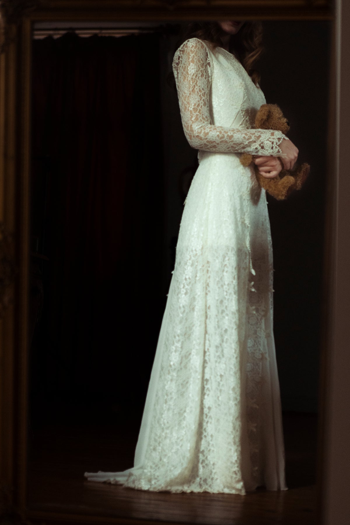 White Ethereal Stage Gown Rental – White Lullaby Couture Dress
