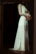 White Ethereal Stage Gown Rental – White Lullaby Couture Dress