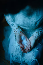 White Ethereal Stage Gown Rental – White Lullaby Couture Dress