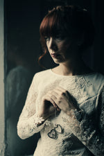 White Ethereal Stage Gown Rental – White Lullaby Couture Dress